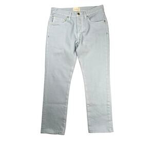 Sid Mashburn Slim Straight 5-Pocket Jeans Mens 30x32 Light Blue (Fits 32x26)